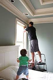 Cove moldings also work well with minimalist designs. Tray Ceiling Crown Molding Wow Home Ceiling Paint For Kitchen Walls Bedroom Paint