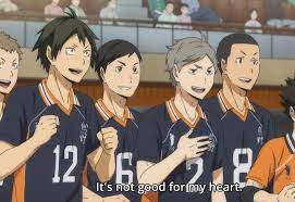 Haikyuu Karasuno Koukou Vs Shiratorizawa Gakuen Koukou Episode 4 Suga Basically Summing The Entirety Of Haikyuu For Me Haikyuu Anime Karasuno