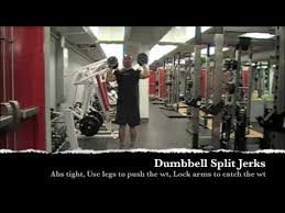 What's the best way to clean a dumbbell? Dumbbell Split Jerk Exercise Com