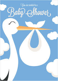 Special Stork Baby Shower Invitations Stork Baby Shower Invitations Stork Baby Showers Baby Shower Invitations