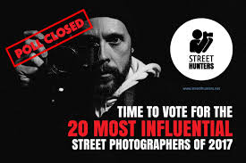 Vote for the 20 most Influential Street Photographers of 2017