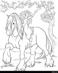 Christmas Horse Coloring Page Youngandtae Com Horse Coloring Pages Princess Coloring Pages Disney Princess Coloring Pages