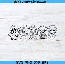 Download Horror Bundle Svg Bundle Svg Cut File Digital Print Easy Cut High Quality Freddy Jason Michael Clown Scream Svg Svg New Style