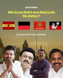Chennai is watching closely 👀🔥 Elections coming… and the BIG question is 👇 Yaaru next lead panna poraanga Tamil Nadu ah? 🤔 Different leaders, different visions… But only ONE will take the