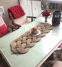 The Nautical Rope Table Runner Tablecloth Which Is Created Using The Finest Quality Thick Natural J Rustic Table Runners Nautical Table Runner Nautical Table