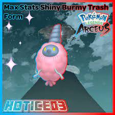 Pokemon Legends: Arceus Shiny Burmy Trash Form Max Stats - Etsy