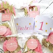 Birthday Party In A Box Pink And Gold Tinkerbell Birthday Party Gift Box Set Etsy In 2020 Birthday Party Gift Kids Party Planning Party In A Box