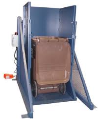 This can be achieved by piping fluids into the trash can. Lifts Tippers Compactors Inc