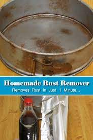 Homemade Rust Remover In 2021 Homemade Rust Remover Rust Remover Cleaning Hacks