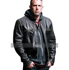 Ben affleck's training for the town. The Town Ben Affleck Doug Macray Black Jacket