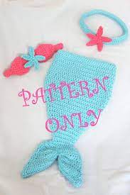 Mermaids are trending right now (i don't understand it but at least it's not mustaches anymore) and if you want. Pattern Crochet Mermaid Tail With Starfish Top And Headband Pdf Instant Download On Etsy 5 00 Crochet Mermaid Tail Baby Mermaid Crochet Crochet Mermaid