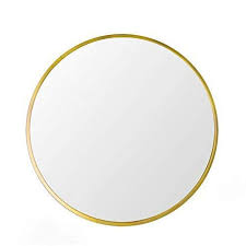 Use as a gold bathroom mirror, gold vanity mirror, or entry mirror. Makeup Mirror Bathroom Mirror Sub Circular Bathroom Decorative Mirro Ninthavenue Europe