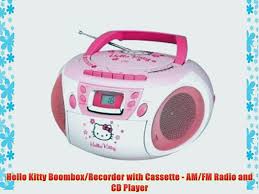 At the set time, the character on the main screen starts performing cute actions to help you wake upfeeling renewed.multiple alarm types can be saved for repeated use! Hello Kitty Boombox Recorder With Cassette Am Fm Radio And Cd Player Video Dailymotion