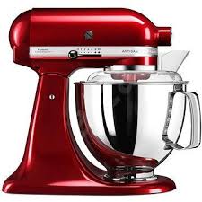 Powered by your stand mixer, the exclusive exactslice™ system slices from thick to thin into any size bowl or cooking dish. Kitchenaid Robot Artisan 5ksm175 Metallic Red Food Processor Alzashop Com