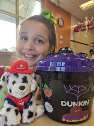 I could have bought it alone but that face ., Note: Our DDs is next to a  Lowe's and their handing out plushies today