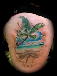 The quote 'life is a beach' is a great tattoo design for people who like to look on the bright side of life and treat every day like a vacation. 60 Awesome Beach Tattoos Nenuno Creative