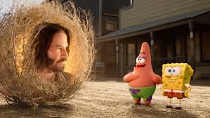 Arrogant octopus squidward tentacles, spongebob's neighbor, dislikes spongebob. Keanu Reeves Adds Tumbleweed To His Repertoire In Spongebob Sponge On The Run Trailer 4 Your Excitement