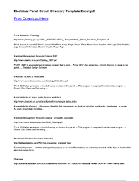Admin panel templates principally work on them again finish aspect of a utility. Circuit Breaker Directory Pdf Fill Online Printable Fillable Blank Pdffiller