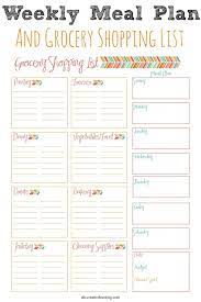 Click anywhere to clear it and start your own. Weekly Meal Planner And Grocery Shopping List Meal Planner Printable Meal Planning Printable Shopping List Grocery