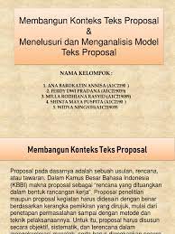 Yang jelas, proposal harus disusun secara proposal dapat diartikan sebagai. Bahasa Indonesia
