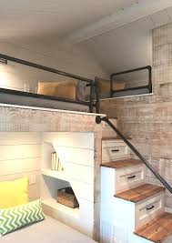 Another View Of These Adorable Built In Bunk Beds Bunk Bed Rooms Loft Spaces Bunk Beds With Stairs