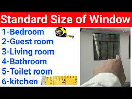 I'm wondering for the three kids bedrooms that are approximately 10'x10', the designer has the rooms alotted to have one window each that is. Standard Size Of Window Bedroom Window Size Kitchen Window Size Living Room Window Size Youtube
