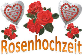 Die allerherzlichsten glückwünsche zum … hochzeitstag. Gluckwunsche Rosenhochzeit