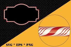 Christmas Candy Cane Frame Background Graphic By Graphicsfarm Creative Fabrica In 2020 Christmas Candy Cane Christmas Candy Candy Cane