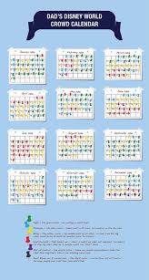 Dad S 2016 Walt Disney World Crowd Calendars Disney World Crowd Calendar Disney World Disney Trip Planning