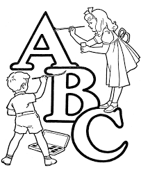 So grab your favorite drawing tool and grab a pack of printable coloring pages. Abc Alphabet Words Abc Letters Words Activity Sheets Coloring Library