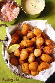 South Indian Punugulu With Dosa Batter Tea Time Snack Veg Snacks Tea Time Snacks Indian Food Recipes