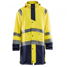 Livraison et retour gratuits (voir conditions sur le site). Veste De Pluie Haute Visibilite Niveau 1 Homme Blaklader