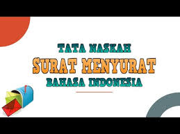 I believe in that my 5 years of accounting experience might be as an asset to your company pt. Tata Naskah Surat Menyurat Bahasa Indonesia Youtube