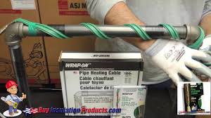 You can visit your local hardware store or you can purchase online. Prevent Frozen Pipes With Wrap On Pipe Heating Cables Buy Insulation Products