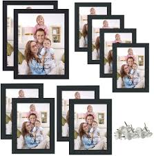 We did not find results for: Amazon Com Giftgarden 10 Pcs Multi Picture Photo Frames Set For Multiple Size Photograph Two 8x10 Four 4x6 Four 5x7 Black Home Kitchen