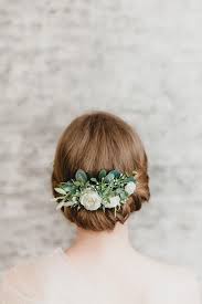 Bridal Flower Comb Wedding Floral Headpiece Greenery Hair Comb Flower Headpiece Floral Hair Comb Wh Floral Headpiece Wedding Floral Hair Combs Flower Headpiece