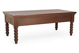 Spindle Coffee Table Mahogany On Onekingslane Com Coffee Table Coffee Table With Drawers Mahogany Coffee Table