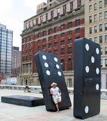 Hella Big Dominos Roadside Wonders Street Art Illusions Domino Art City Art