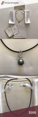Na Hoku Waterfall Tahitian Pearl Diamond Necklace Na Hoku Waterfall Tahitian Pearl Diamond Necklace 1 Tahitian Pearls Pearl And Diamond Necklace Pearl Diamond