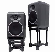 my isoacoustics iso l8r130 small pair monitor speaker stands hifi audio speakers monitor speaker stands speaker stands
