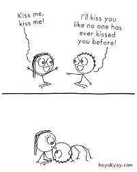 Kiss Me Funny Character Comic Strips Kiss