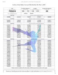 l lotto result today