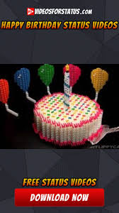 Birthday Images Free Download For Whatsapp Happy Birthday Status Videos For Whatsapp Free Download Happy Birthday Status Birthday Wishes Status Free Birthday Stuff