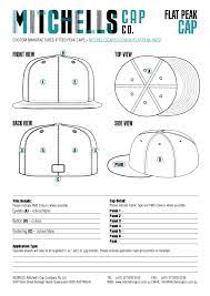 Flat Peak Cap Template Mitchell S Cap Co Hat Patterns To Sew Cap Patterns Hat Pattern