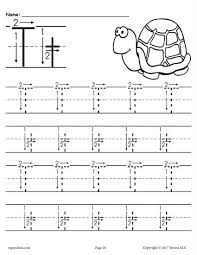 Printable Letter T Tracing Worksheet With Number And Arrow Guides Letter T Worksheets Free Handwriting Worksheets Tracing Worksheets Preschool