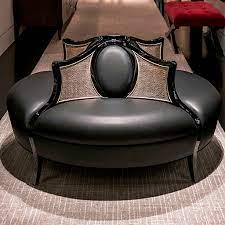 Get 5% in rewards with club o! Round Sofa 60 0414 Feraud Christopher Guy Traditional Velvet Satin