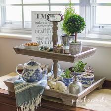 Shop white tiered tray at target™. Tiered Tray Decor Ideas Postcards From The Ridge