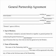 Business Partnership Agreement Template Lovely Sample Partnership Agreement 24 Free Documents General Partnership Contract Template Rental Agreement Templates