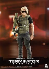 Sarah connor is also literally contained at the start of terminator 2 because she has tried to fight the system and figures of authority have deemed her insane. Threezero Terminator Dark Fate Sarah Connor 1 12 Scale Figure Sugo Toys Australian Premium Collectable Store