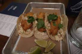 We had the pork belly, duck, baja fish and stone shrimp. Baja Fish Tacos Picture Of Bartaco Boulder Tripadvisor